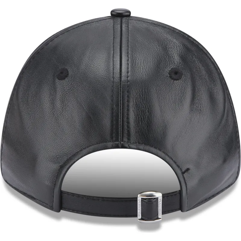 cappelli-curva-nero-cinghia-regolabile-9forty-leather-dei-new-york-yankees-mlb-di-new-era cappelli-curva-nero-cinghia-regolabile-9forty-leather-dei-new-york-yankees-mlb-di-new-era