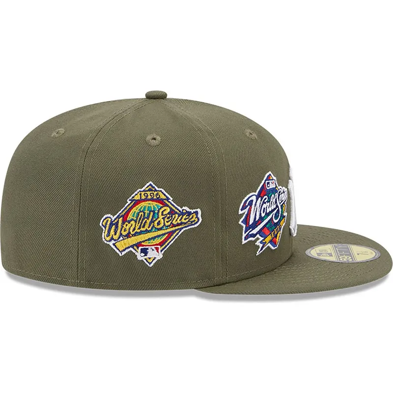 cappelli-piatta-verde-regolato-59fifty-world-series-dei-new-york-yankees-mlb-di-new-era