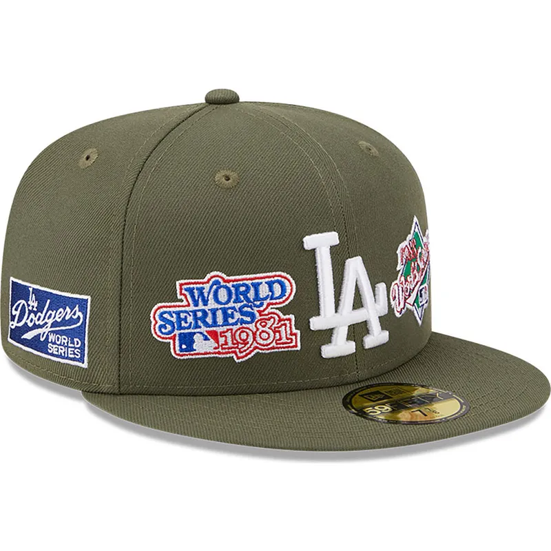 cappelli-piatta-verde-regolato-59fifty-world-series-dei-los-angeles-dodgers-mlb-di-new-era cappelli-piatta-verde-regolato-59fifty-world-series-dei-los-angeles-dodgers-mlb-di-new-era