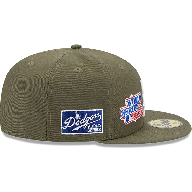 cappelli-piatta-verde-regolato-59fifty-world-series-dei-los-angeles-dodgers-mlb-di-new-era cappelli-piatta-verde-regolato-59fifty-world-series-dei-los-angeles-dodgers-mlb-di-new-era