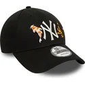 cappelli-curva-nero-cinghia-regolabile-9forty-koi-fish-dei-new-york-yankees-mlb-di-new-era