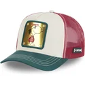 capslab-snoopy-joe-cool-joe2-peanuts-white-red-and-green-trucker-hat