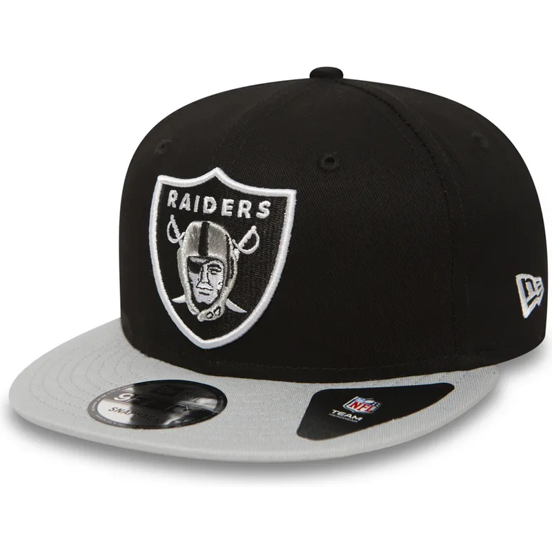 cappelli-piatta-grigio-snapback-9fifty-cotton-block-dei-las-vegas-raiders-nfl-di-new-era