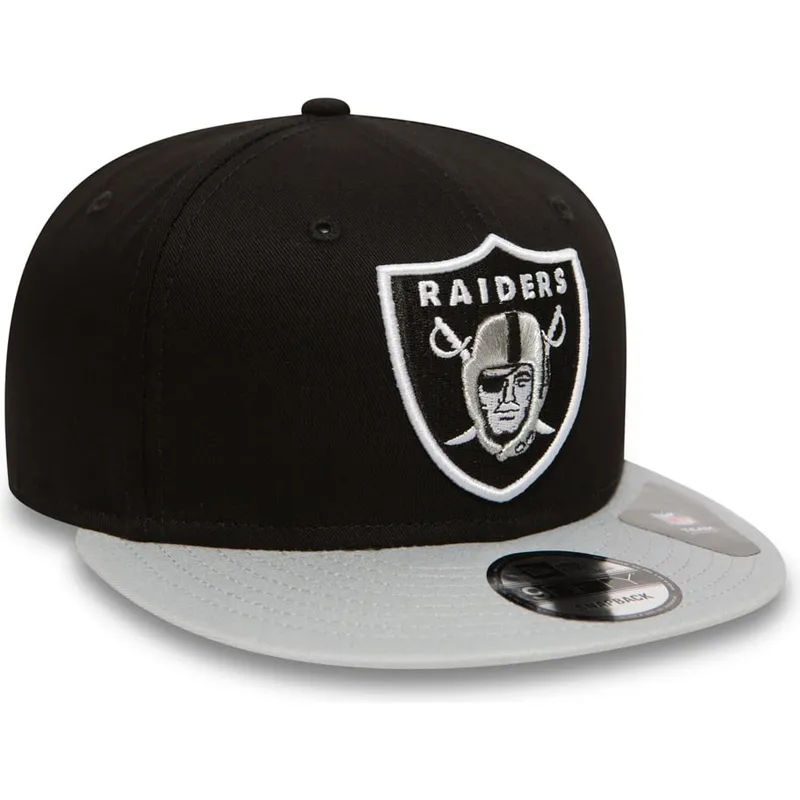 cappelli-piatta-grigio-snapback-9fifty-cotton-block-dei-las-vegas-raiders-nfl-di-new-era