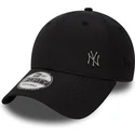 cappellino-curvo-nero-regolabile-9forty-flawless-logo-dei-new-york-yankees-mlb-di-new-era