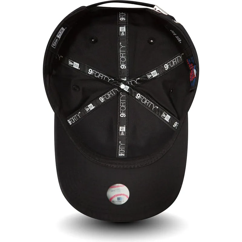 cappellino-curvo-nero-regolabile-9forty-flawless-logo-dei-new-york-yankees-mlb-di-new-era