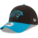 cappellino-curvo-nero-e-blu-regolabile-9forty-the-league-di-carolina-panthers-nfl-di-new-era