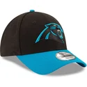 cappellino-curvo-nero-e-blu-regolabile-9forty-the-league-di-carolina-panthers-nfl-di-new-era