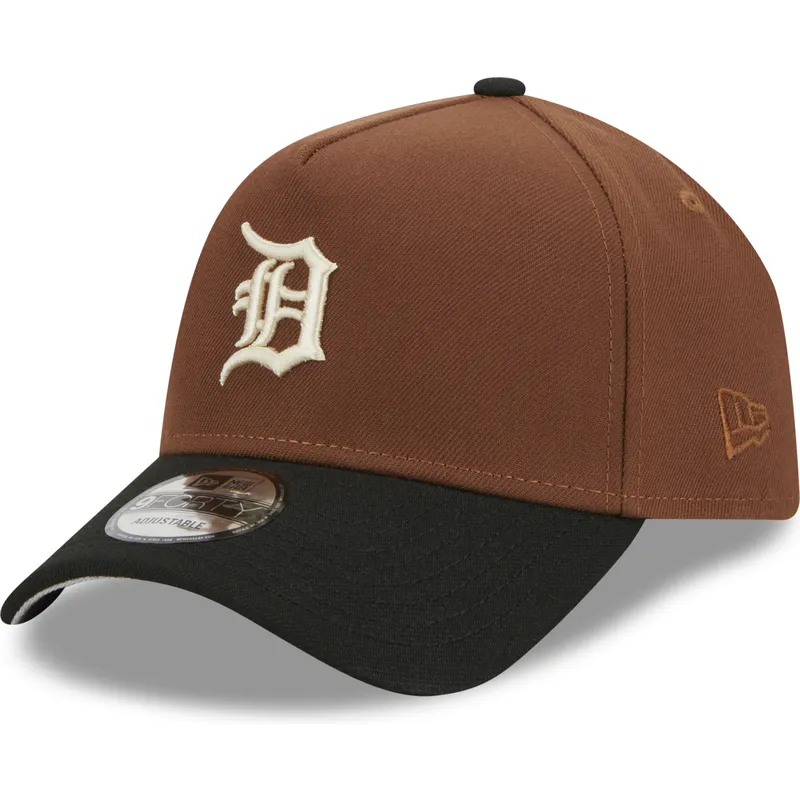 cappelli-curva-marrone-snapback-9forty-a-frame-harvest-dei-detroit-tigers-mlb-di-new-era