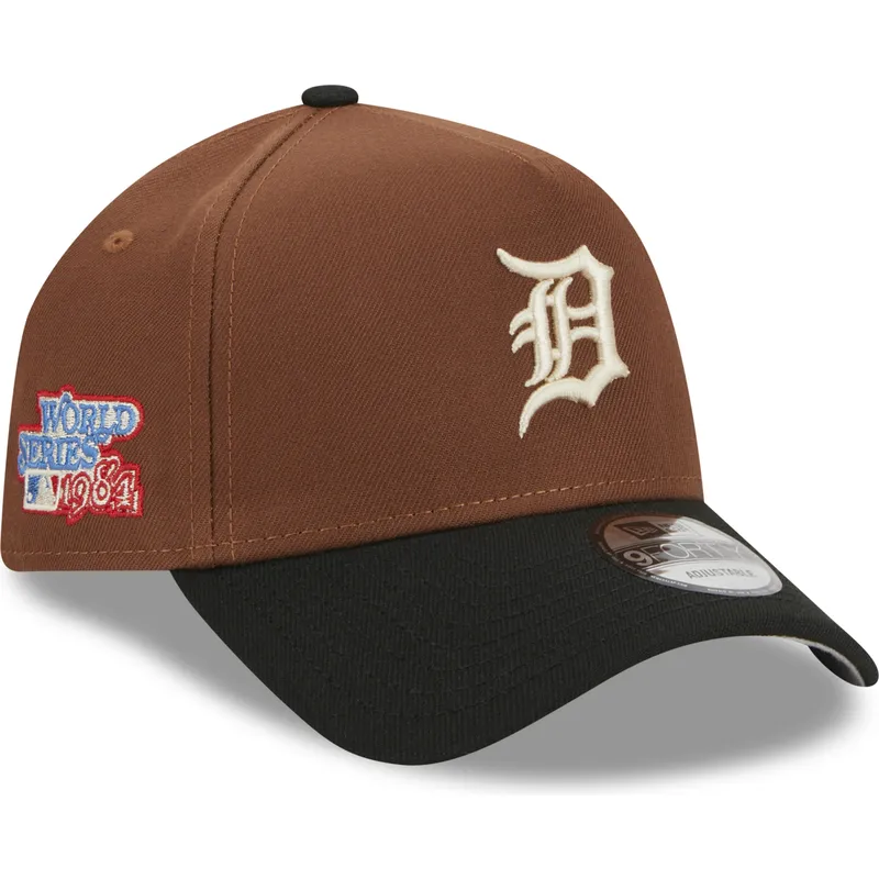 cappelli-curva-marrone-snapback-9forty-a-frame-harvest-dei-detroit-tigers-mlb-di-new-era