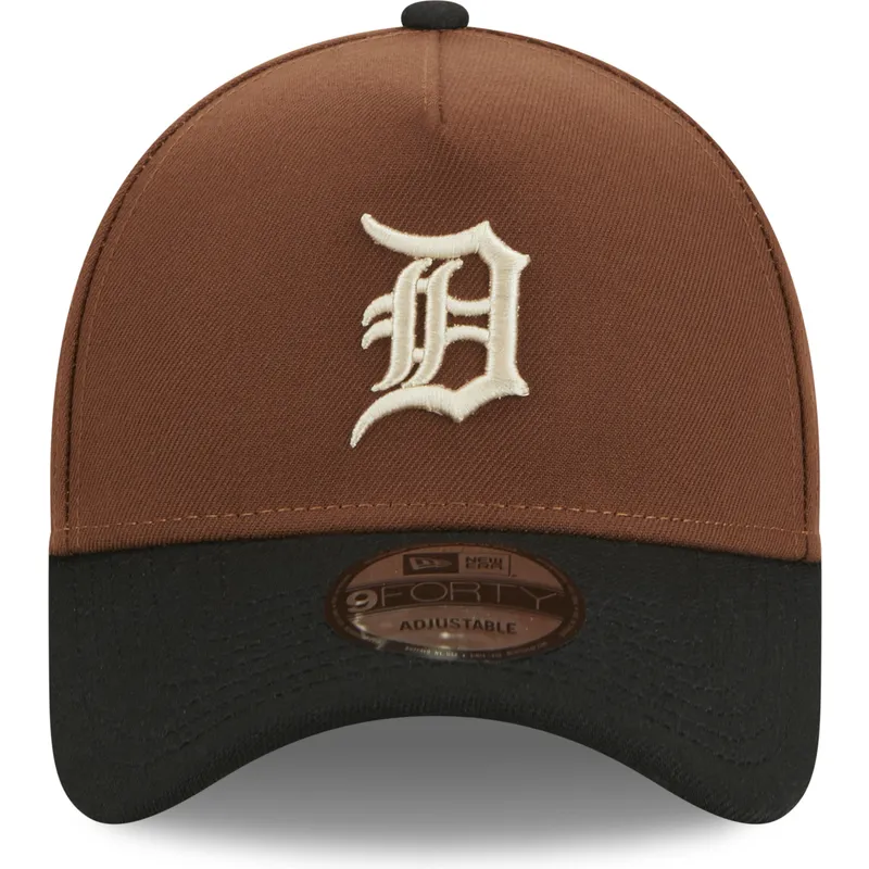 cappelli-curva-marrone-snapback-9forty-a-frame-harvest-dei-detroit-tigers-mlb-di-new-era