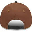 cappellino-curvo-marrone-e-nero-snapback-9forty-a-frame-harvest-dei-detroit-tigers-mlb-di-new-era