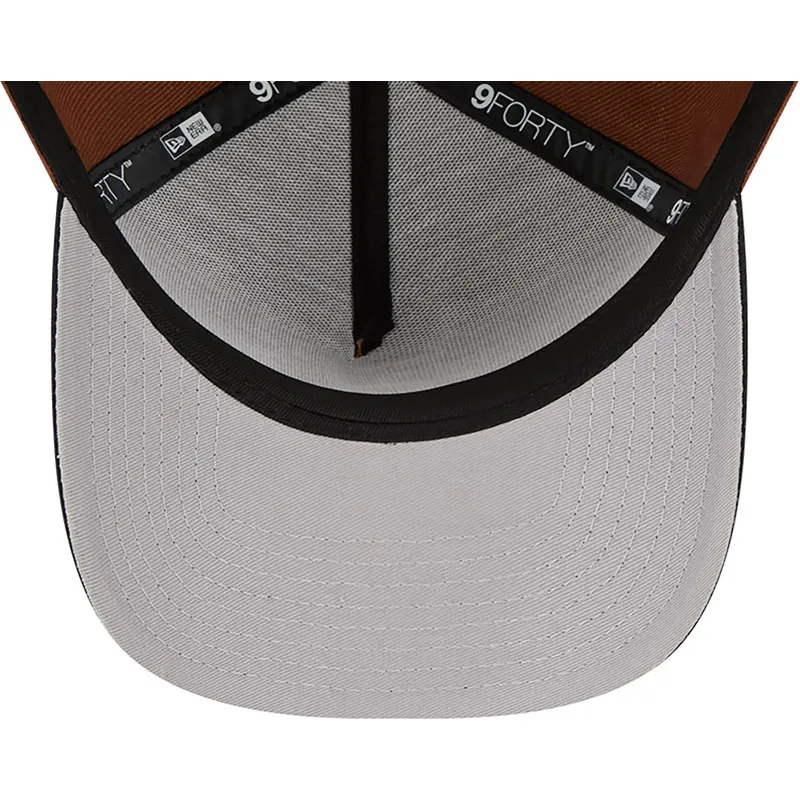 cappelli-curva-marrone-snapback-9forty-a-frame-harvest-dei-boston-red-sox-mlb-di-new-era