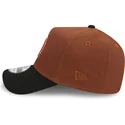 cappelli-curva-marrone-snapback-9forty-a-frame-harvest-dei-boston-red-sox-mlb-di-new-era