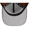 cappellino-curvo-marrone-e-nero-snapback-9forty-a-frame-harvest-dei-las-vegas-raiders-nfl-di-new-era