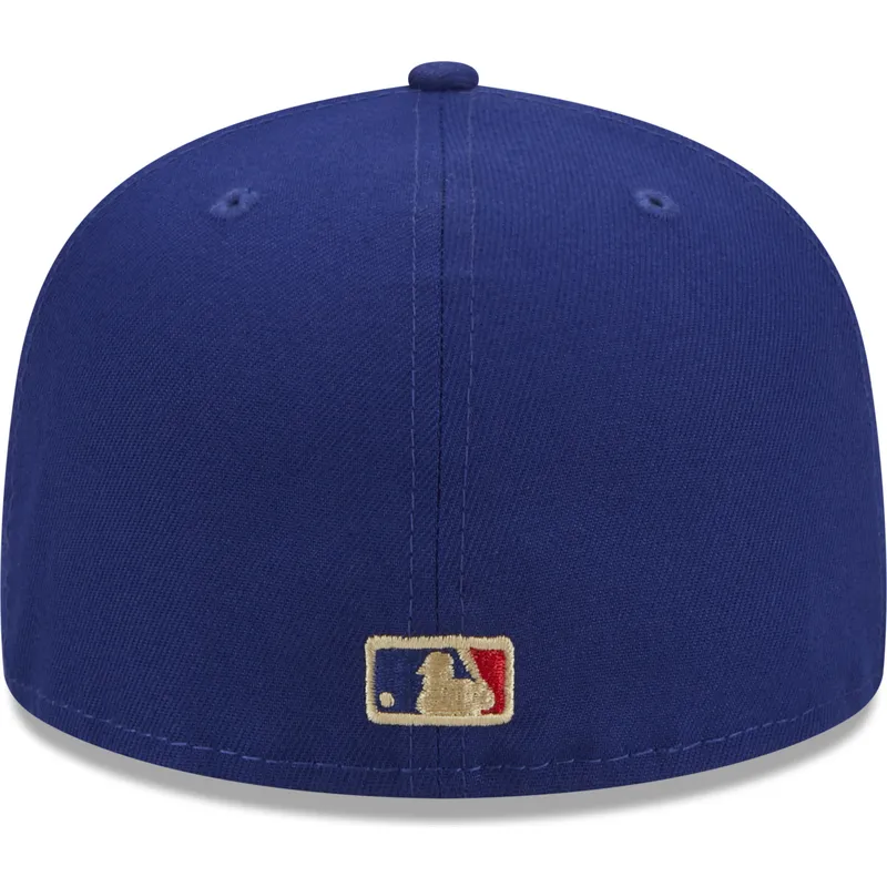 cappelli-piatta-blu-regolato-59fifty-laurel-sidepatch-dei-los-angeles-dodgers-mlb-di-new-era