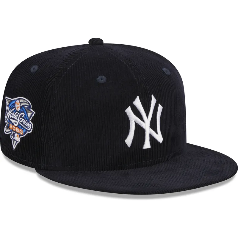 cappelli-piatta-blu-marino-regolato-59fifty-throwback-cord-dei-new-york-yankees-mlb-di-new-era