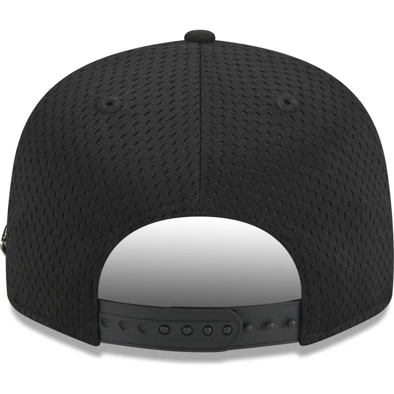 cappello-piatto-nero-snapback-9fifty-post-up-pin-dei-los-angeles-dodgers-mlb-di-new-era