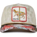 cappellino-trucker-beige-e-multicolore-leopardato-strutter-quid-glorier-carousel-the-farm-di-goorin-bros