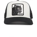 cappellino-trucker-bianco-e-nero-pantera-the-panther-the-farm-di-goorin-bros