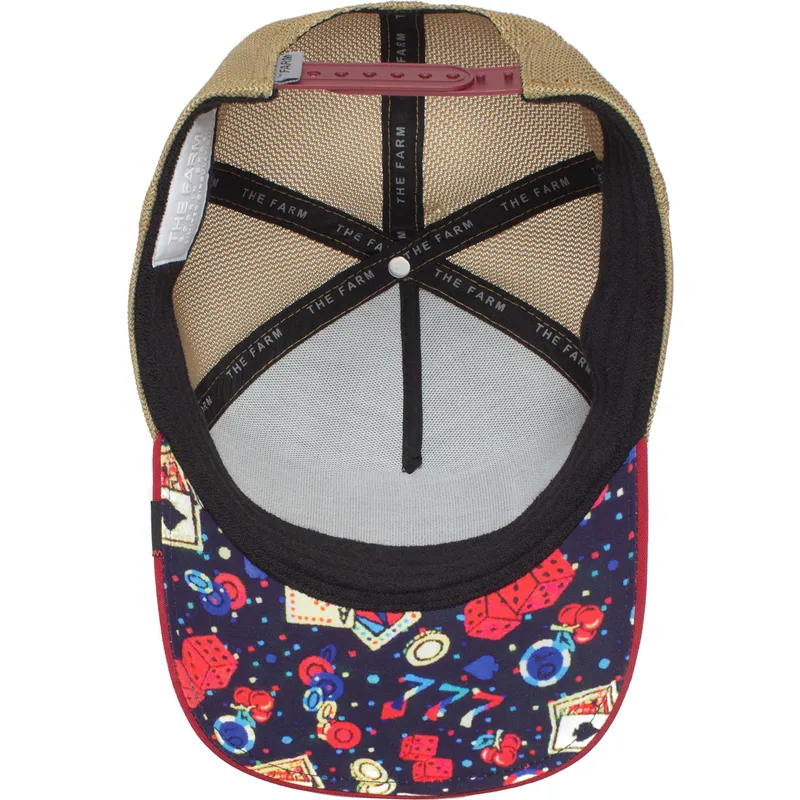 cappellino-trucker-nero-e-rosso-leonessa-queen-carte-blanche-casino-the-farm-di-goorin-bros