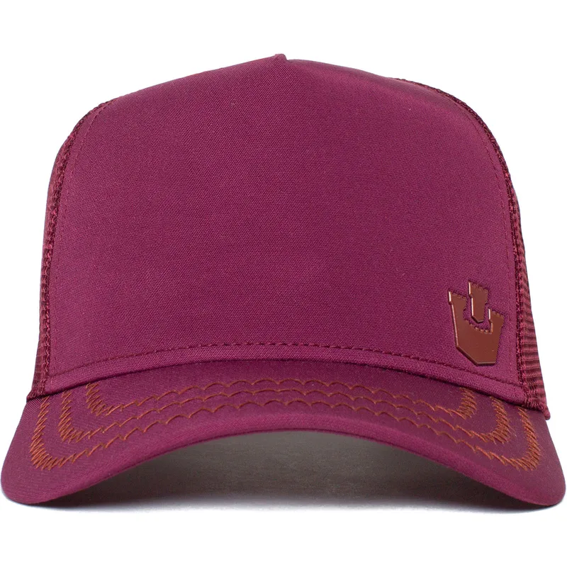 cappelli-curva-rosso-snapback-the-farm-di-goorin-bros