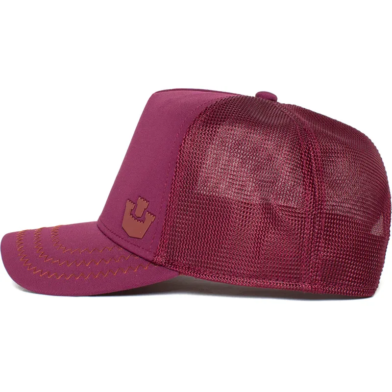 cappelli-curva-rosso-snapback-the-farm-di-goorin-bros