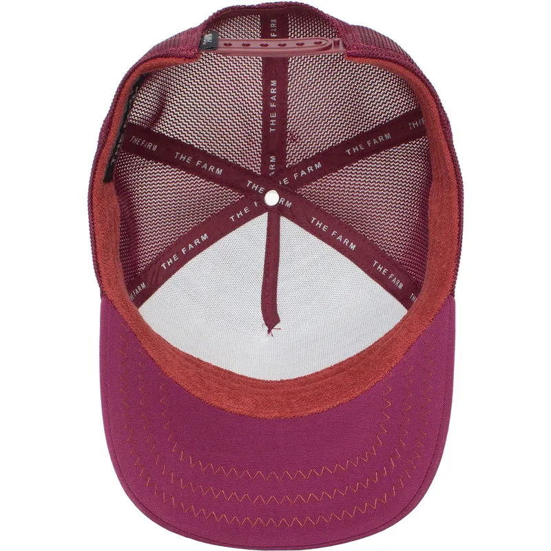 cappelli-curva-rosso-snapback-the-farm-di-goorin-bros