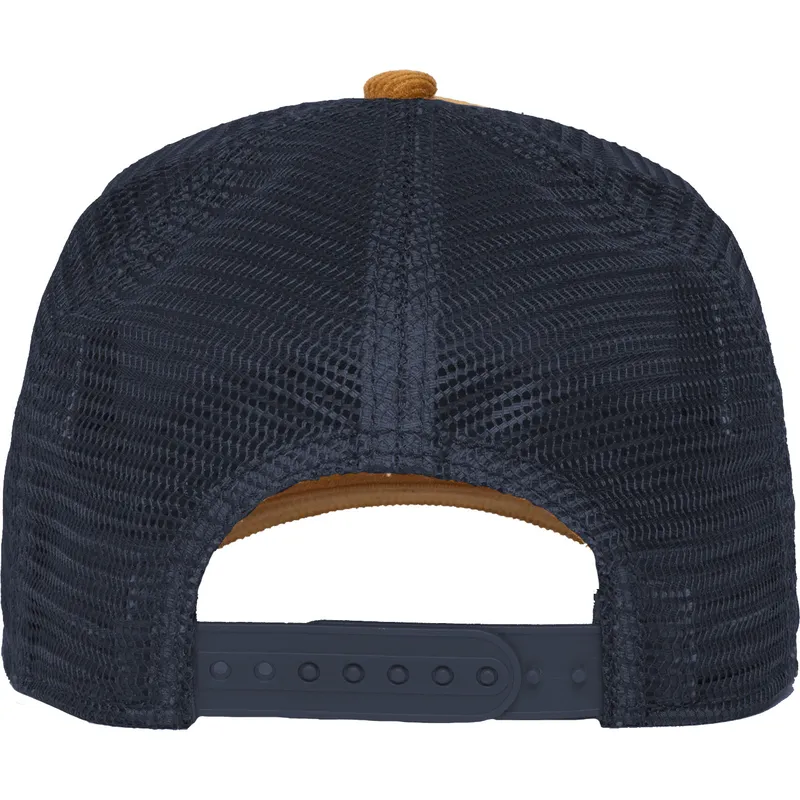 cappellino-trucker-marrone-e-blu-marino-pantera-panther-panthuroy-corduroy-the-farm-di-goorin-bros