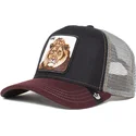 cappellino-trucker-nero-grigio-e-rosso-leone-king-circwool-of-life-the-farm-di-goorin-bros