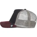 cappellino-trucker-nero-grigio-e-rosso-leone-king-circwool-of-life-the-farm-di-goorin-bros