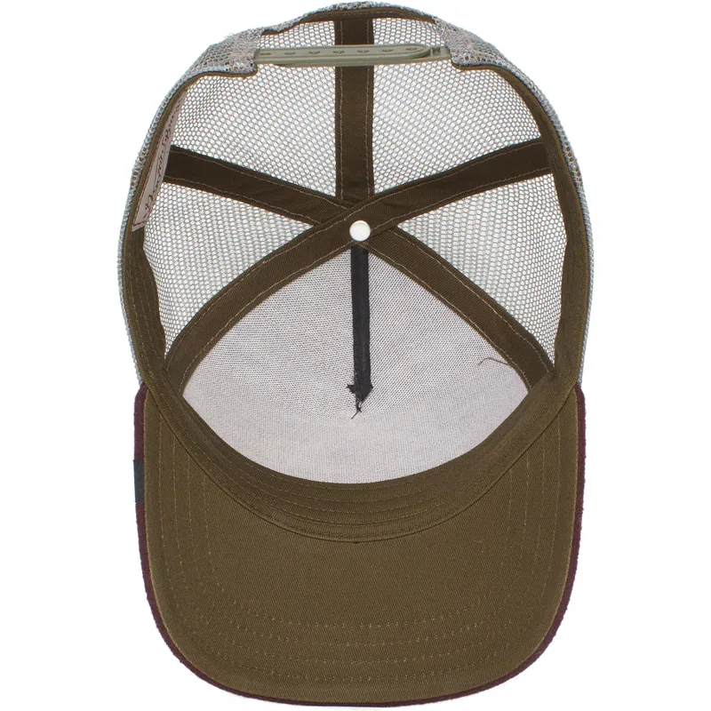Cappello Uomo Project Rock Trucker UA - Verde/Grigio/Nero, Taglia Unica, Con Chiusura Snapback