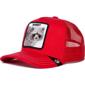 gorra-trucker-rossa-per-bambino-procione-sticky-bandit-the-farm-di-goorin-bros