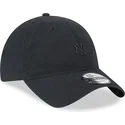 cappellino-curvo-nero-regolabile-con-logo-nero-9twenty-mini-logo-dei-new-york-yankees-mlb-di-new-era