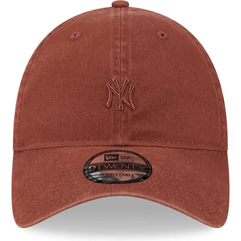 cappelli-curva-marrone-cinghia-regolabile-9twenty-mini-dei-new-york-yankees-mlb-di-new-era