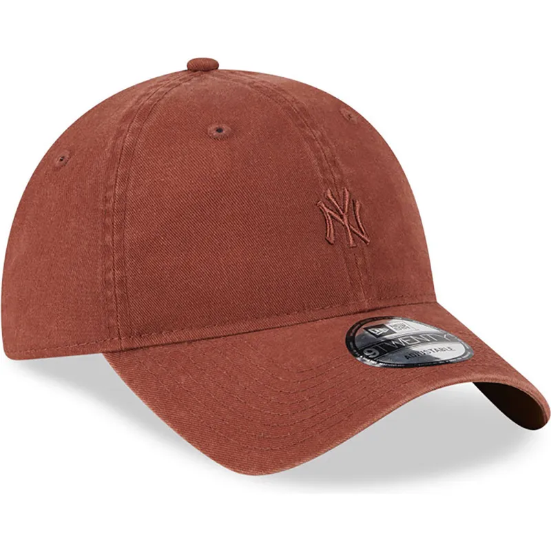 cappelli-curva-marrone-cinghia-regolabile-9twenty-mini-dei-new-york-yankees-mlb-di-new-era