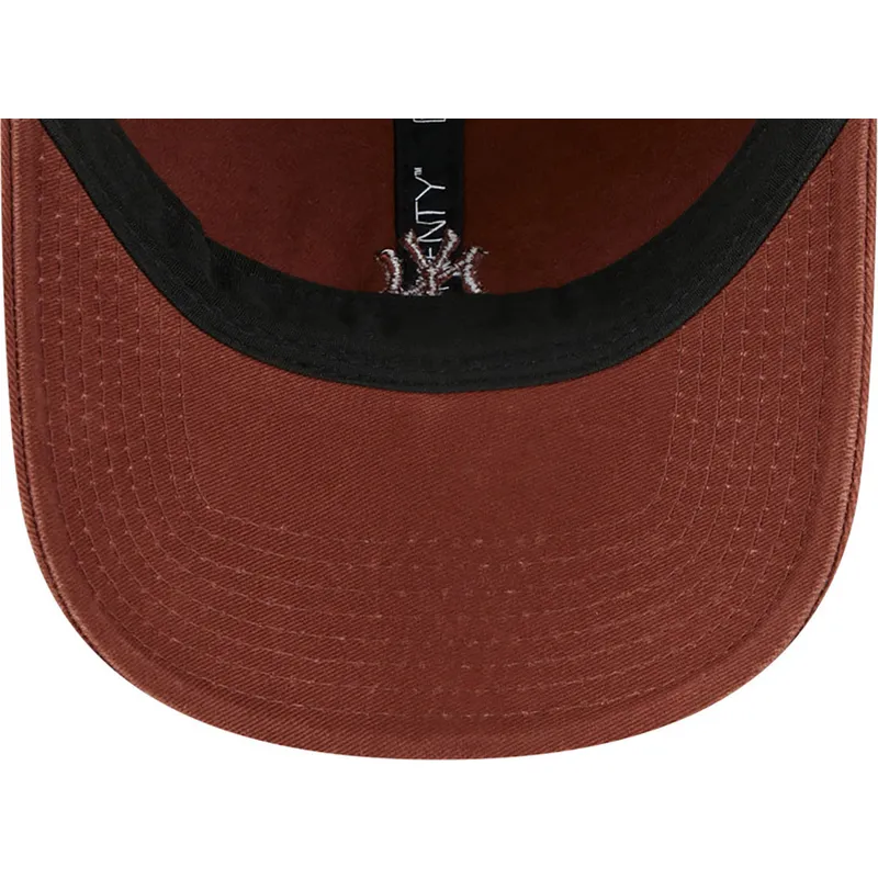 cappelli-curva-marrone-cinghia-regolabile-9twenty-mini-dei-new-york-yankees-mlb-di-new-era