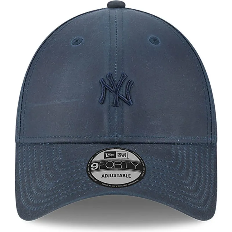 cappelli-curva-blu-marino-cinghia-regolabile-9forty-millerain-dei-new-york-yankees-mlb-di-new-era