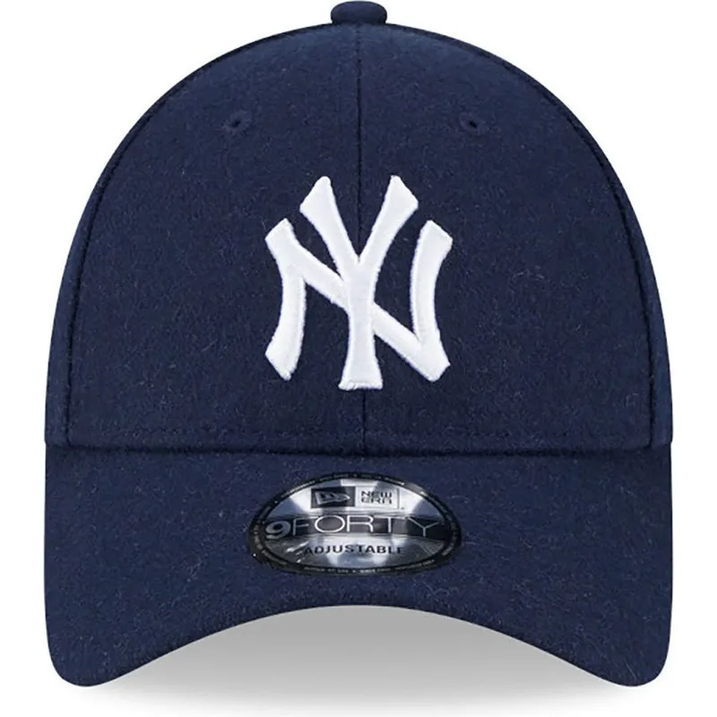 cappelli-curva-blu-marino-cinghia-regolabile-9forty-essential-melton-wool-dei-new-york-yankees-mlb-di-new-era cappelli-curva-blu-marino-cinghia-regolabile-9forty-essential-melton-wool-dei-new-york-yankees-mlb-di-new-era