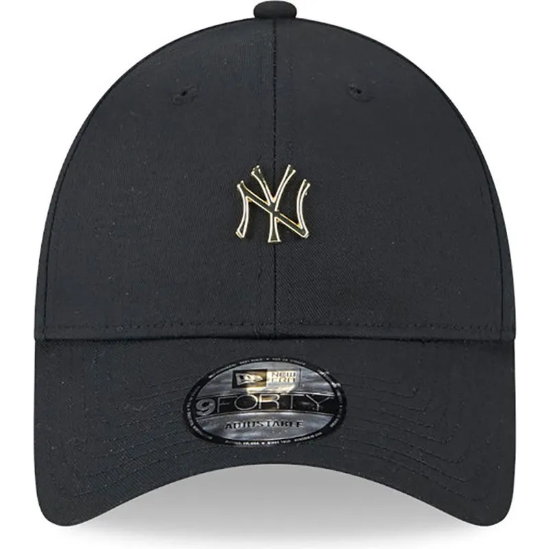cappelli-curva-nero-cinghia-regolabile-9forty-pin-dei-new-york-yankees-mlb-di-new-era