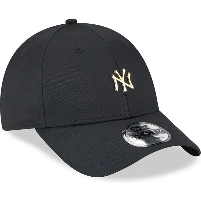 cappelli-curva-nero-cinghia-regolabile-9forty-pin-dei-new-york-yankees-mlb-di-new-era