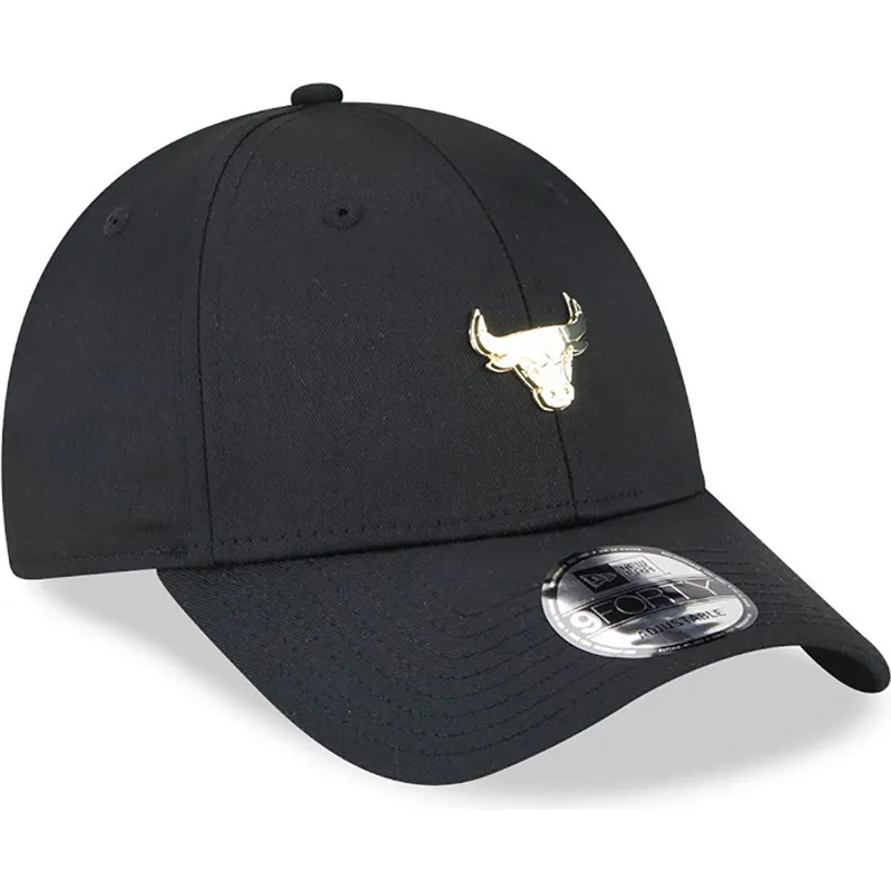 cappelli-curva-nero-cinghia-regolabile-9forty-pin-dei-chicago-bulls-nba-di-new-era cappelli-curva-nero-cinghia-regolabile-9forty-pin-dei-chicago-bulls-nba-di-new-era