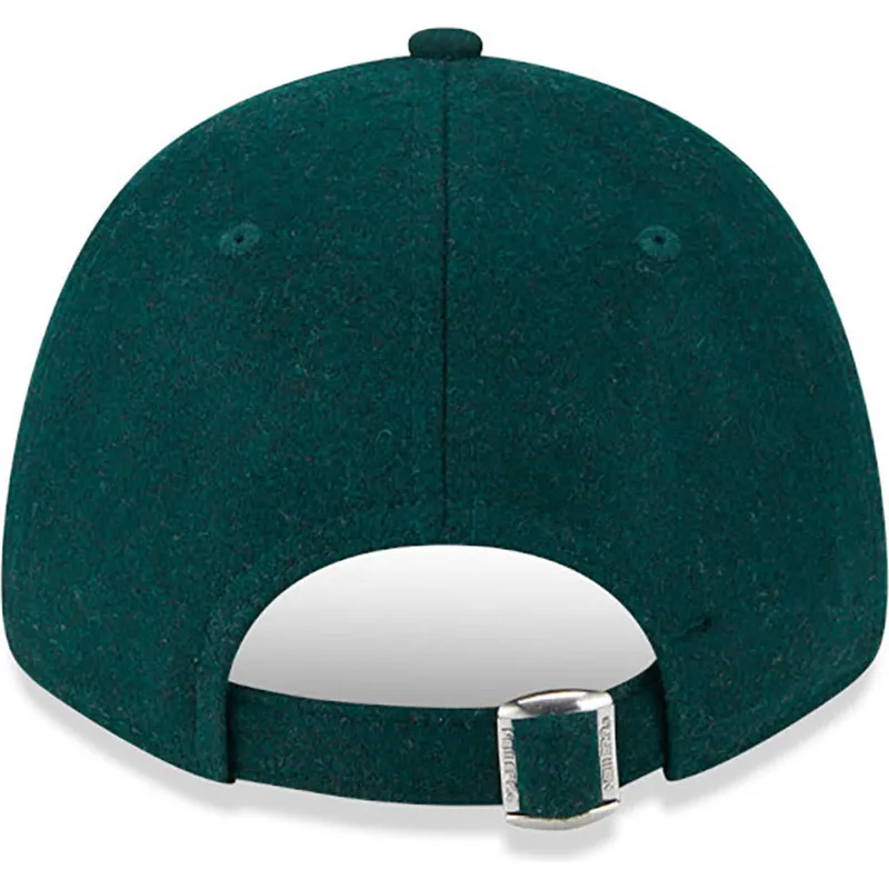 cappelli-curva-verde-cinghia-regolabile-9forty-essential-melton-wool-dei-los-angeles-dodgers-mlb-di-new-era