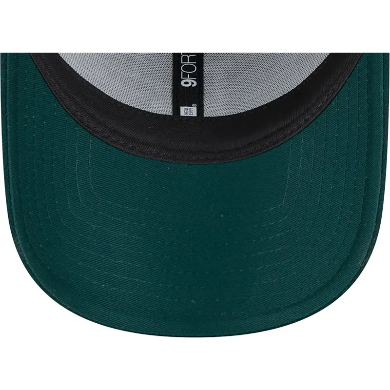 cappelli-curva-verde-cinghia-regolabile-9forty-essential-melton-wool-dei-los-angeles-dodgers-mlb-di-new-era