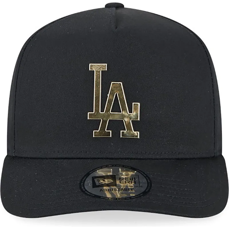 cappelli-curva-nero-snapback-a-frame-foil-pack-dei-los-angeles-dodgers-mlb-di-new-era