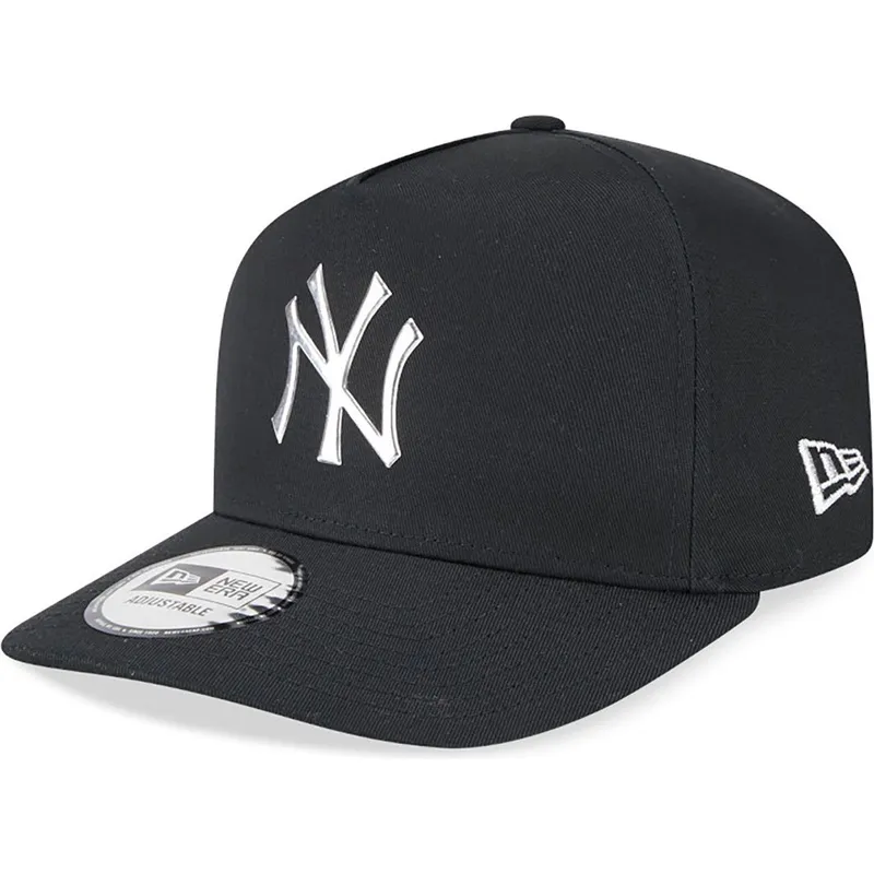 cappelli-curva-nero-snapback-a-frame-foil-pack-dei-new-york-yankees-mlb-di-new-era