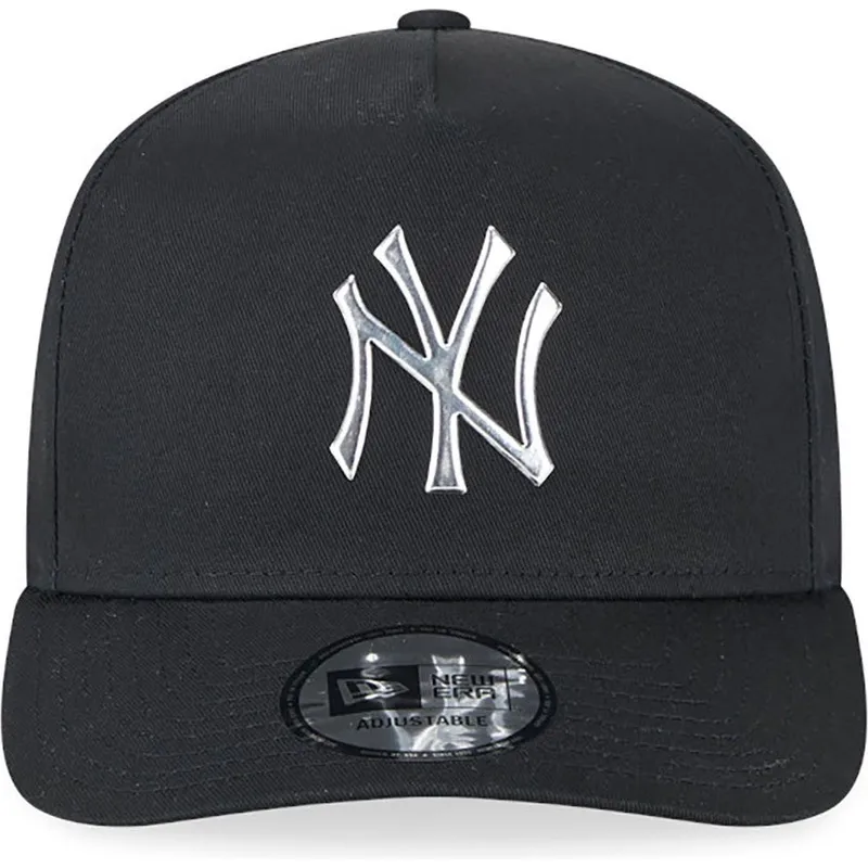 cappelli-curva-nero-snapback-a-frame-foil-pack-dei-new-york-yankees-mlb-di-new-era