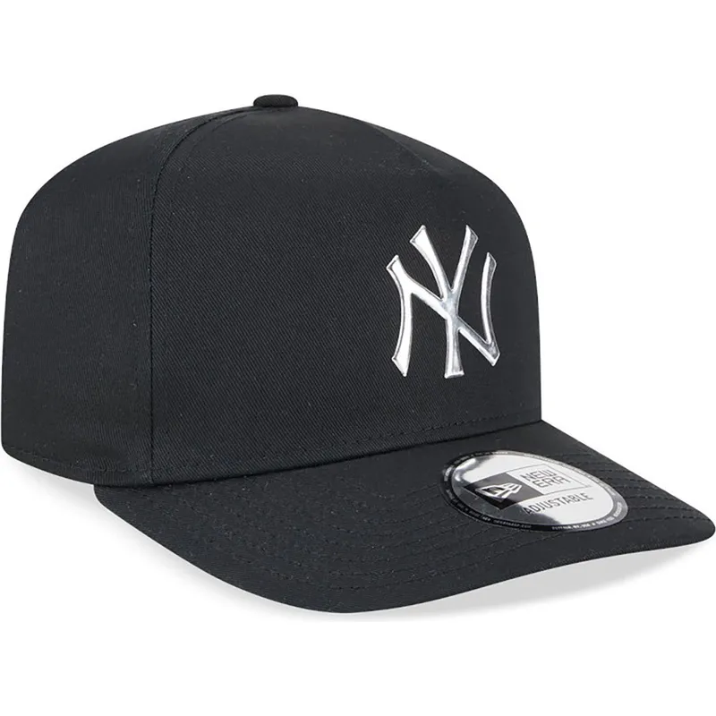 cappelli-curva-nero-snapback-a-frame-foil-pack-dei-new-york-yankees-mlb-di-new-era