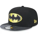 cappelli-piatta-nero-snapback-per-bambino-9fifty-dei-batman-dc-comics-di-new-era