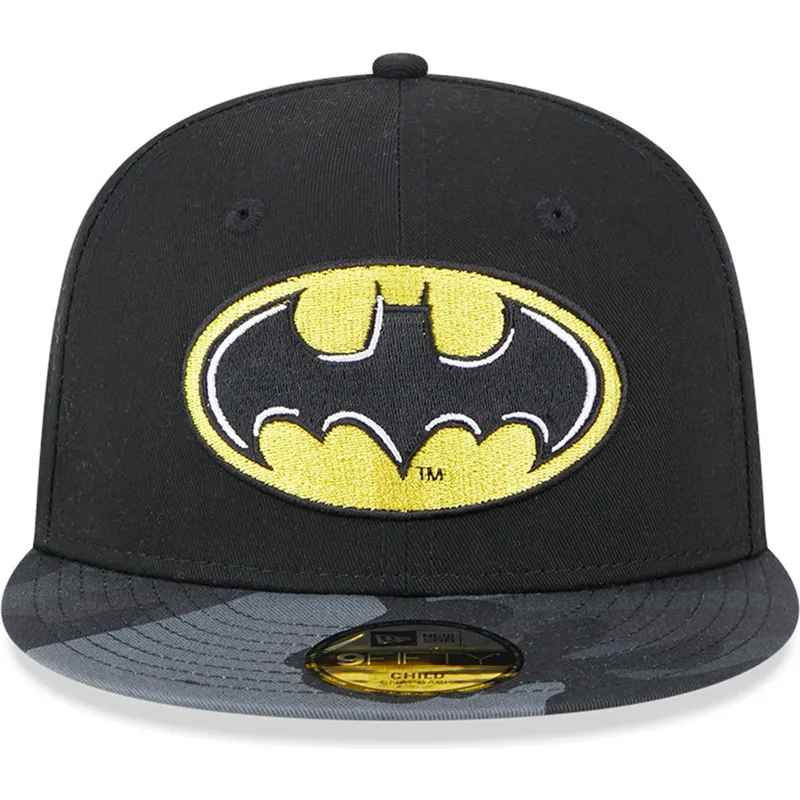 cappelli-piatta-nero-snapback-per-bambino-9fifty-dei-batman-dc-comics-di-new-era